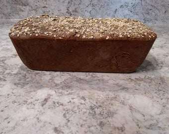 Fake Baked Old Fashioned  Oatmeal Molasses Bread/Sweet Bread Bread Loaf/Primitive Fake Bread/Realistic Fake Loaf Of Bread/Fake Food Props