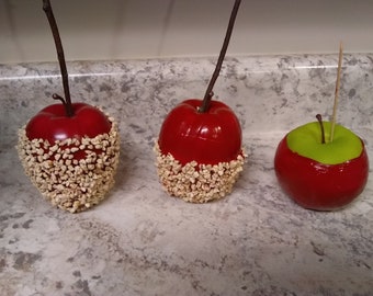 Fake Primtive Red Candy Apples (4) - Smells just like Candy Apples apples
