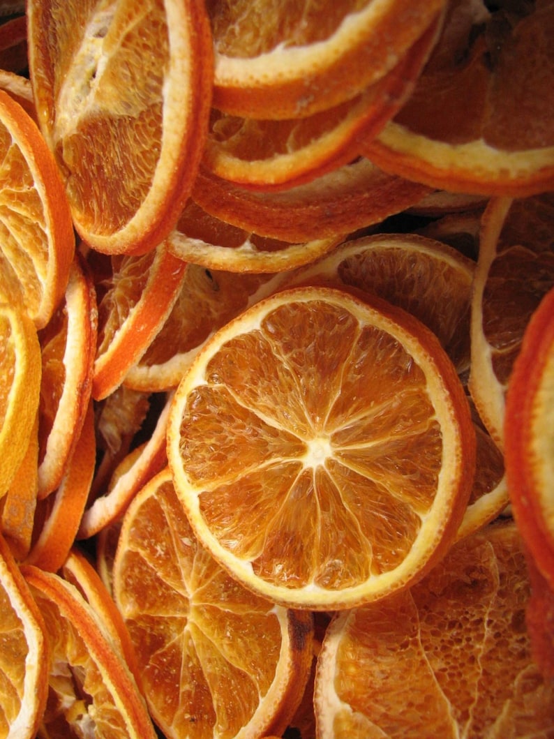 Dried Orange Slices Great for craft projects, potpourri, bowl fillers and home decorating afbeelding 3