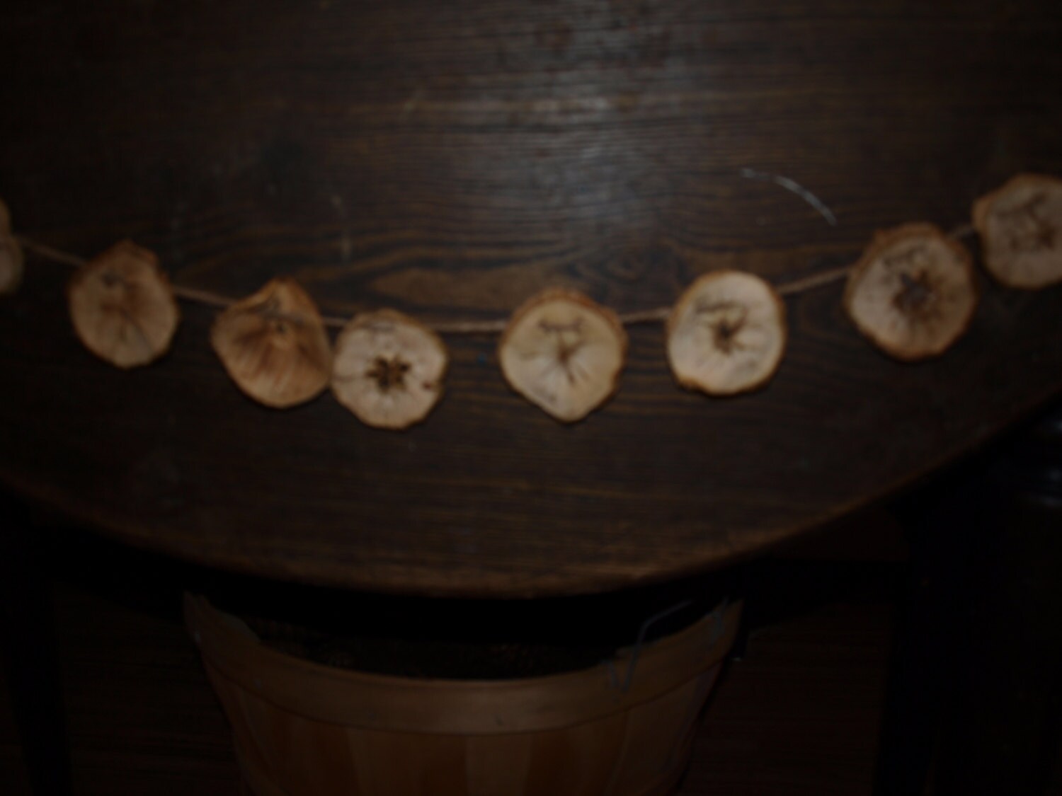 Dried Apple Slice Garland 6' Primitive Farmhouse or Etsy