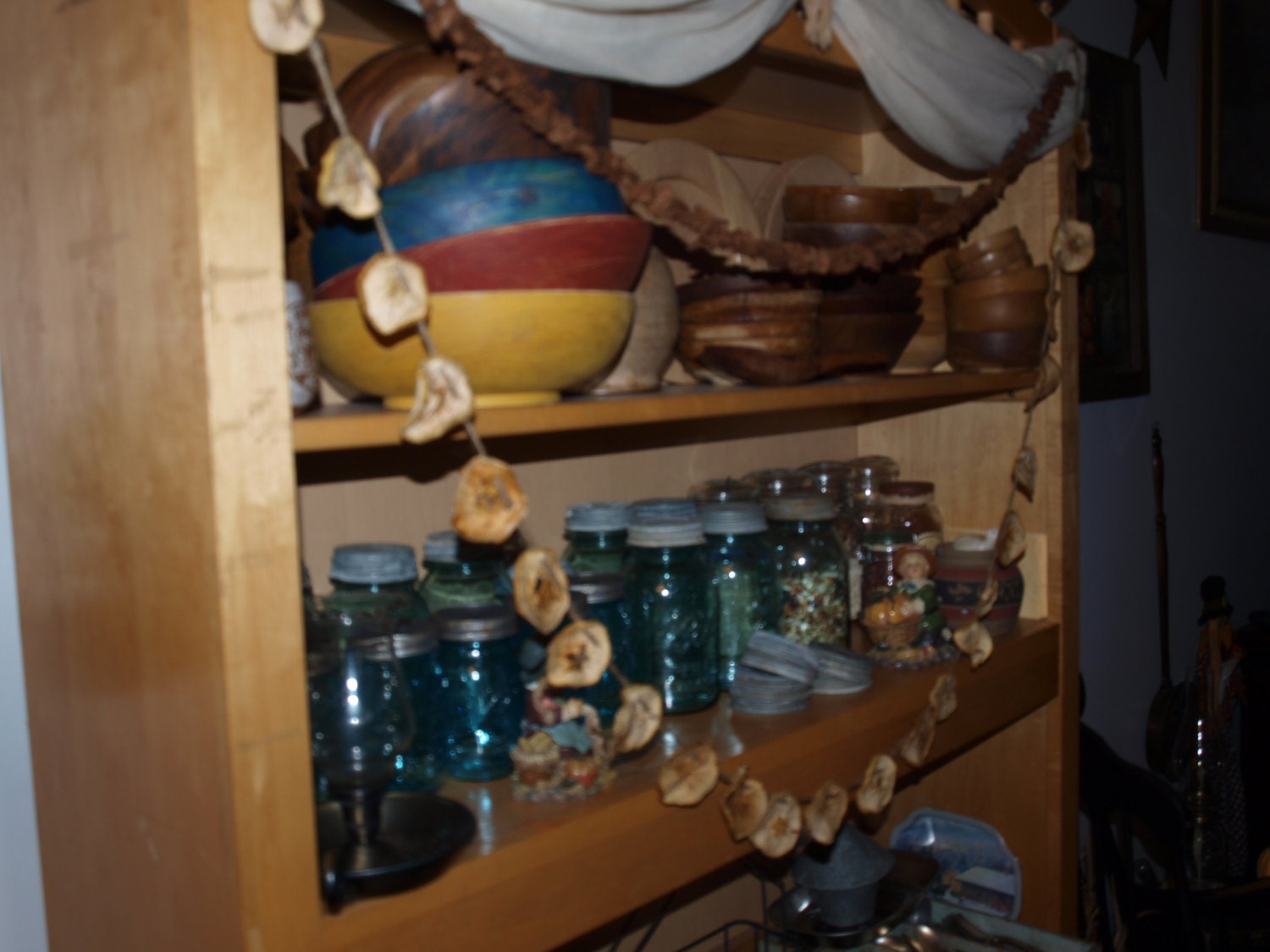 Dried Apple Slice Garland 6' Primitive Farmhouse or Etsy