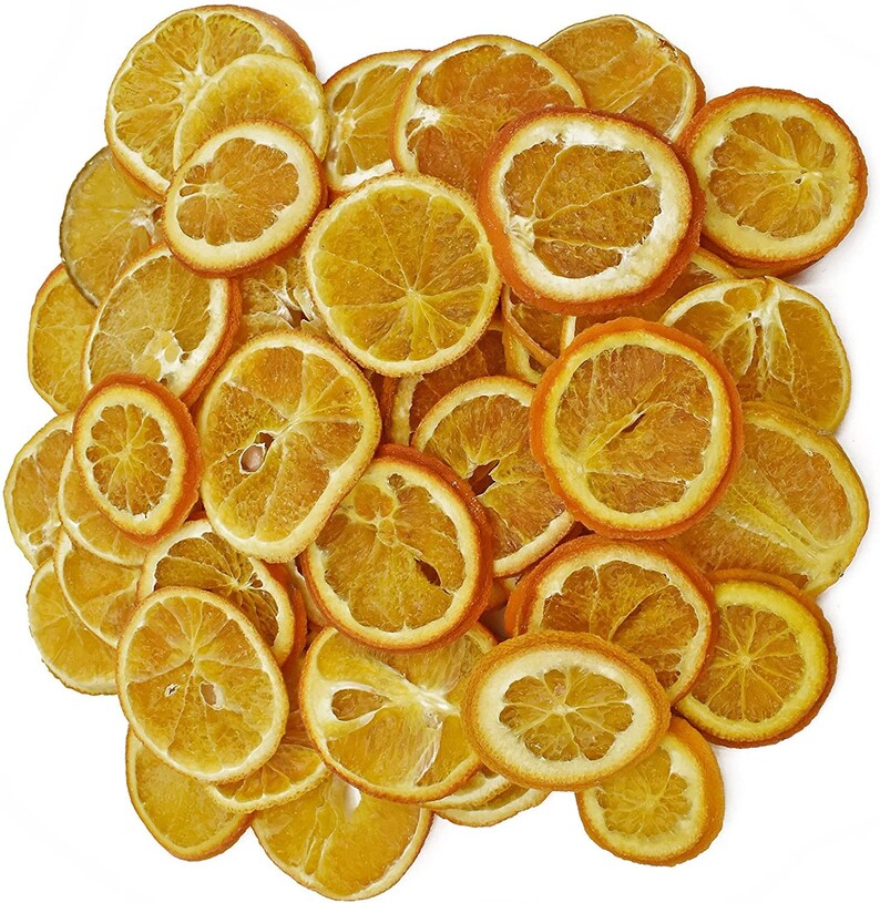 Dried Orange Slices Great for craft projects, potpourri, bowl fillers and home decorating afbeelding 1