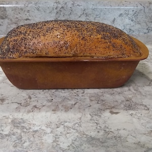 Fake Poppy Seed Bread Loaf/Primitive Fake Bread/Fake Loaf Of Bread/Fake Foods/Fake Food Props/Fake Baked Goods