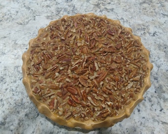 FAKE  Pecan Pie 9" Inch - Looks and smells like just Grandma's freshly baked pecan pie