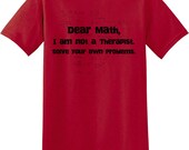 dear math t shirt