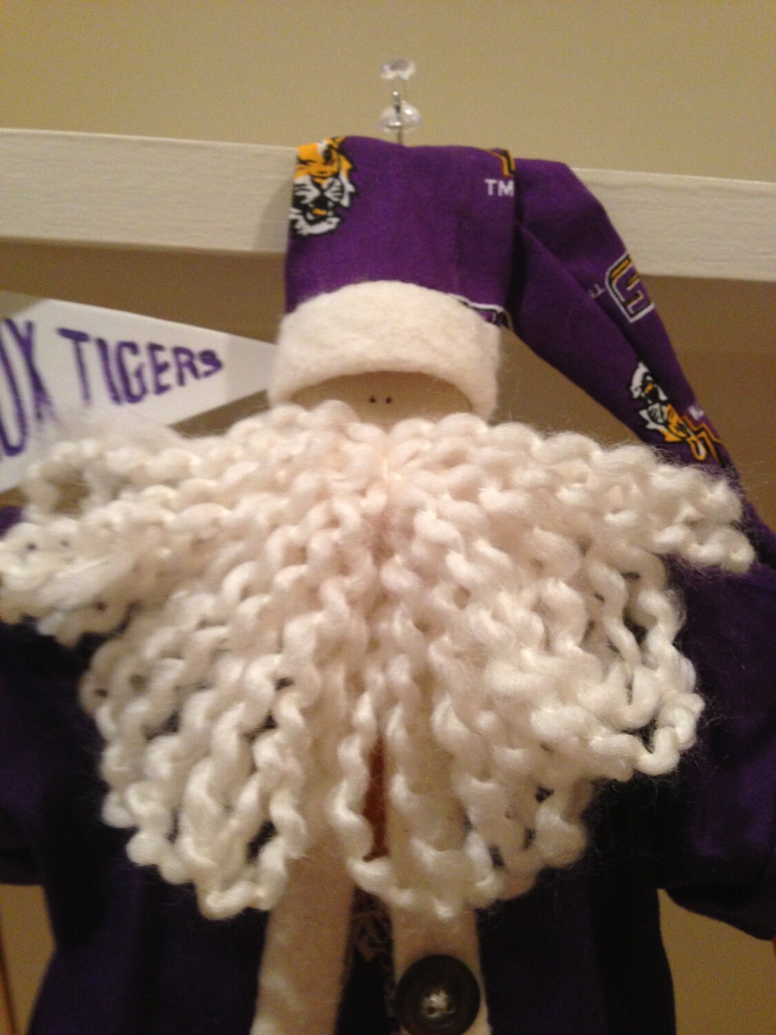 LSU Santa | Etsy