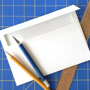 Envelope Template A7 size, Simple Envelope Pattern