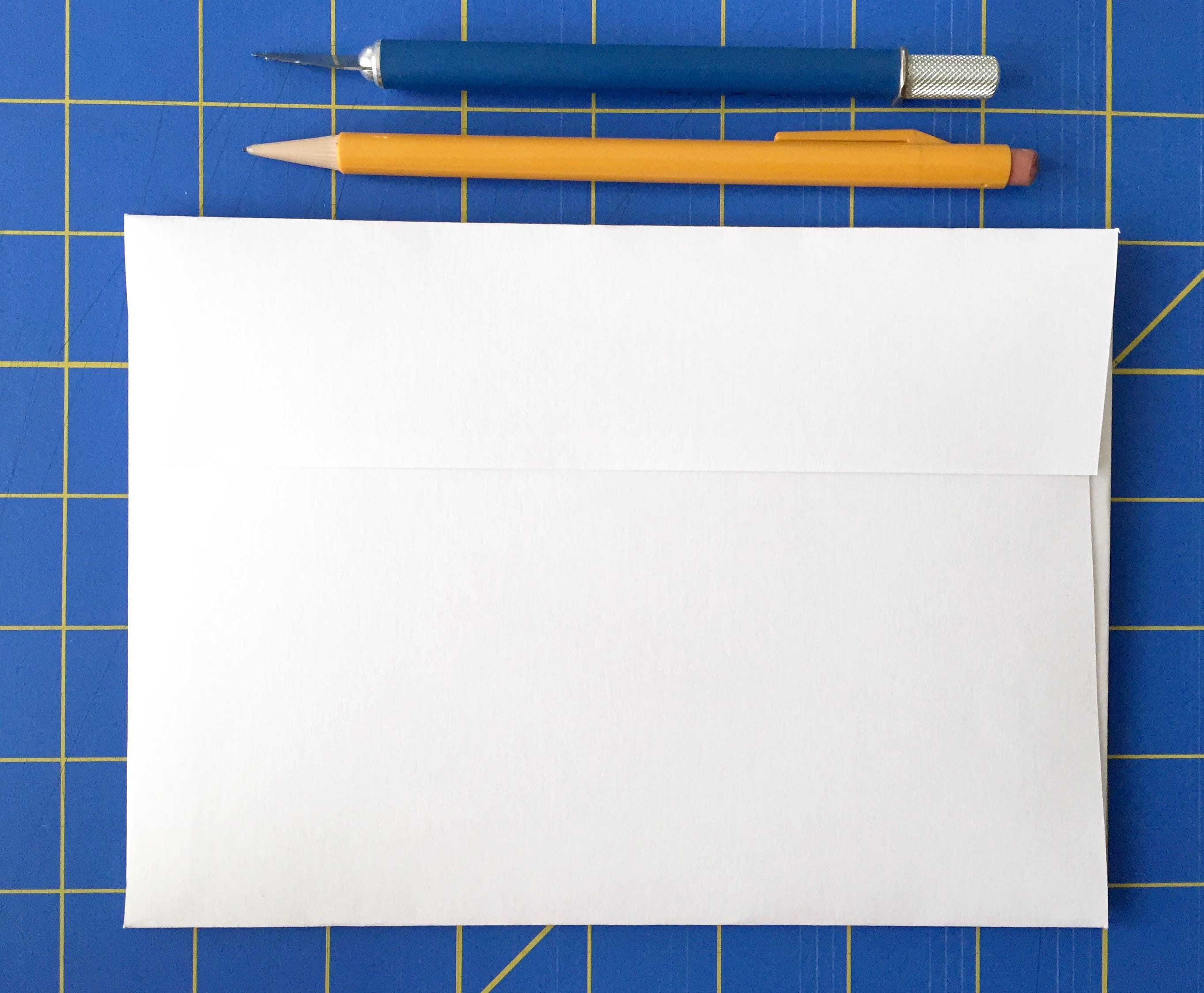 Envelope Template A7 size, Simple Envelope Pattern — JoAnna Seiter