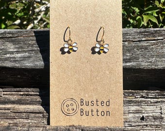 dainty bee earrings