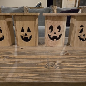 Halloween Jack-O-Lantern Wood Decor