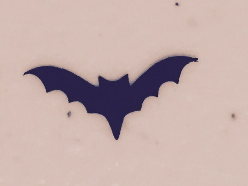 Halloween or Batman Inspired Paper Bat Confetti