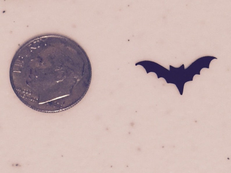Halloween or Batman Inspired Paper Bat Confetti