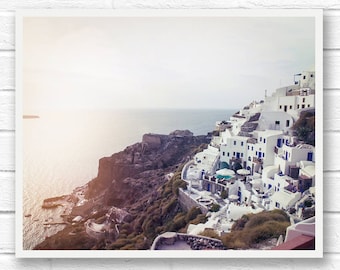 Greece photography, Santorini Greece, travel photography, Greece prints, Greek decor, Mediterranean, landscape print, Oia, Greek islands