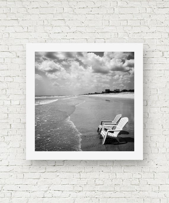 Black and white beach prints black and white beach Etsy