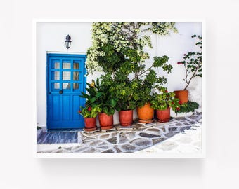 Greece photography, door wall art, digital print download, printable photographs of doors, digital download photography, travel printable