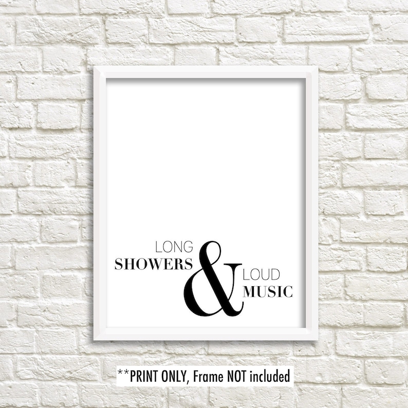 bathroom-art-black-white-wall-art-bathroom-sign-bathroom-etsy