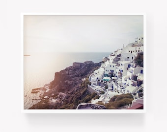 Stampe artistiche di Santorini, Grecia, fotografia di viaggio, stampa di fotografie della Grecia, download digitale di fotografie della Grecia, foto di paesaggi