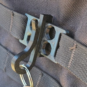 Pack of 2 MOLLE Webbing Key Ring Holder