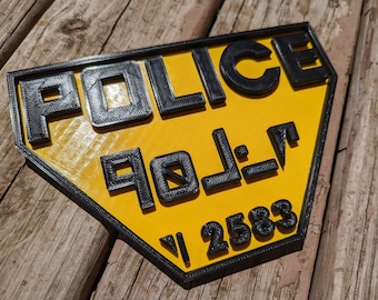 The Fifth Element Police Logo Plaque