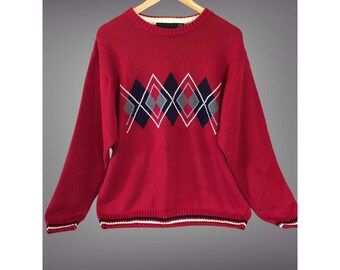 Pull VTG Bill Blass pour homme Taille L