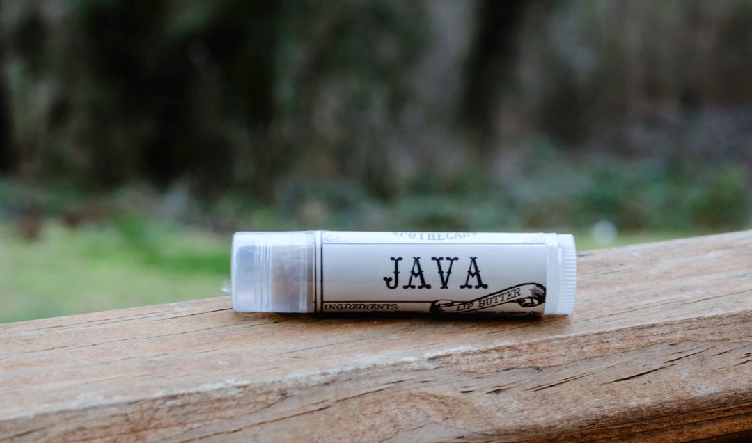 Organic Coffee Lip Balm, Fair Trade Java Lip Butter - Etsy