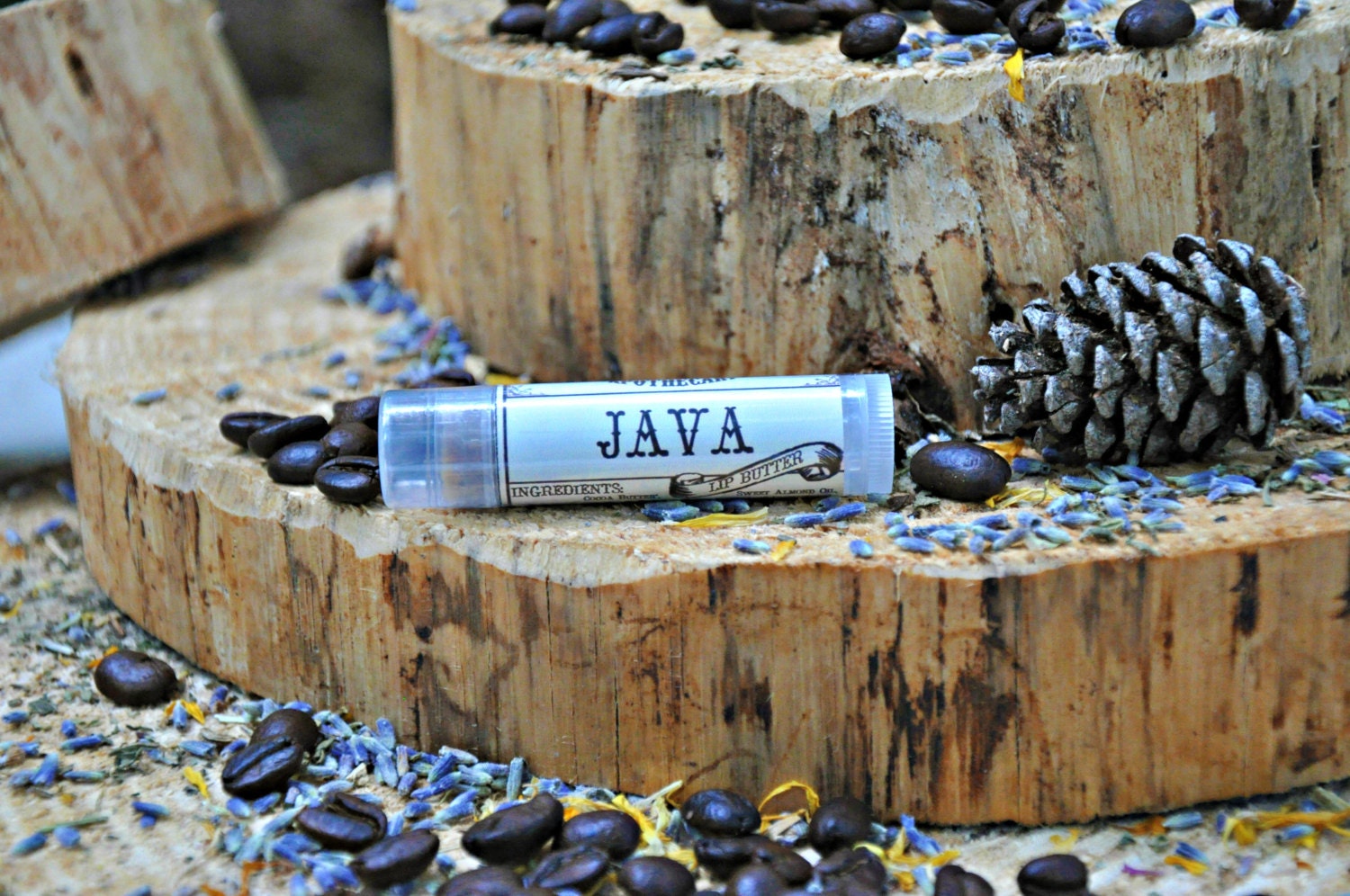 Organic Coffee Lip Balm, Fair Trade Java Lip Butter - Etsy