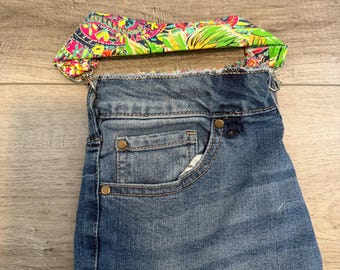 Everyday use Upcycled Jean purse