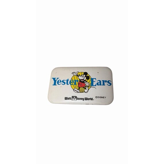 Disney Vintage Yester Ears Mickey Mouse Disney World Pinback Button