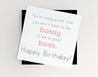 Boss Birthday Card [Digital Download]