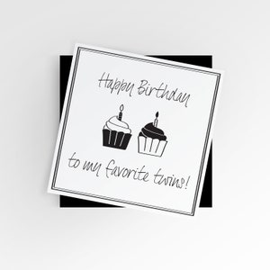 Twins Birthday Card [Digital Download]
