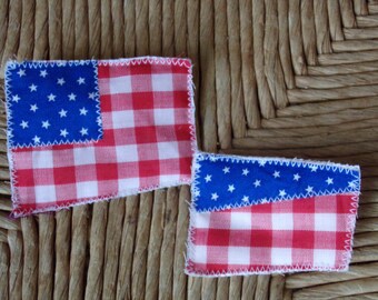 American Flag Quilted Lapel Pin, American Pride Pin