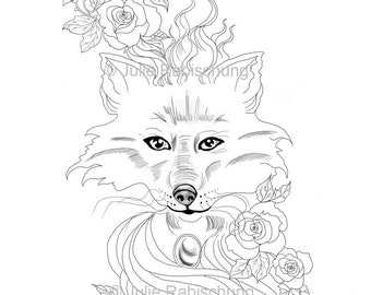 tattoo coloring page etsy