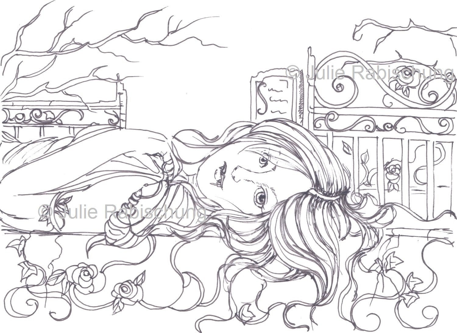 Printable Digital Coloring Page Vampire Coloring Page - Etsy UK