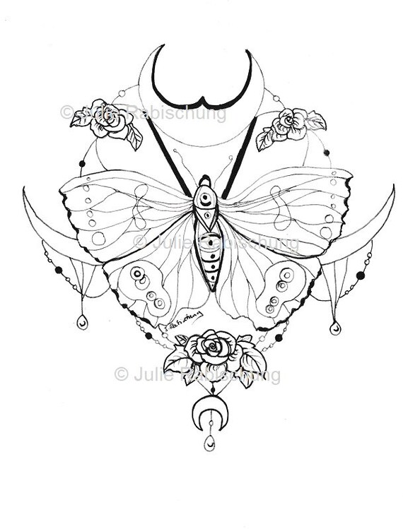 Download Set Of Two Coloring Pagesprintabledigitalbutterfly Coloring Etsy