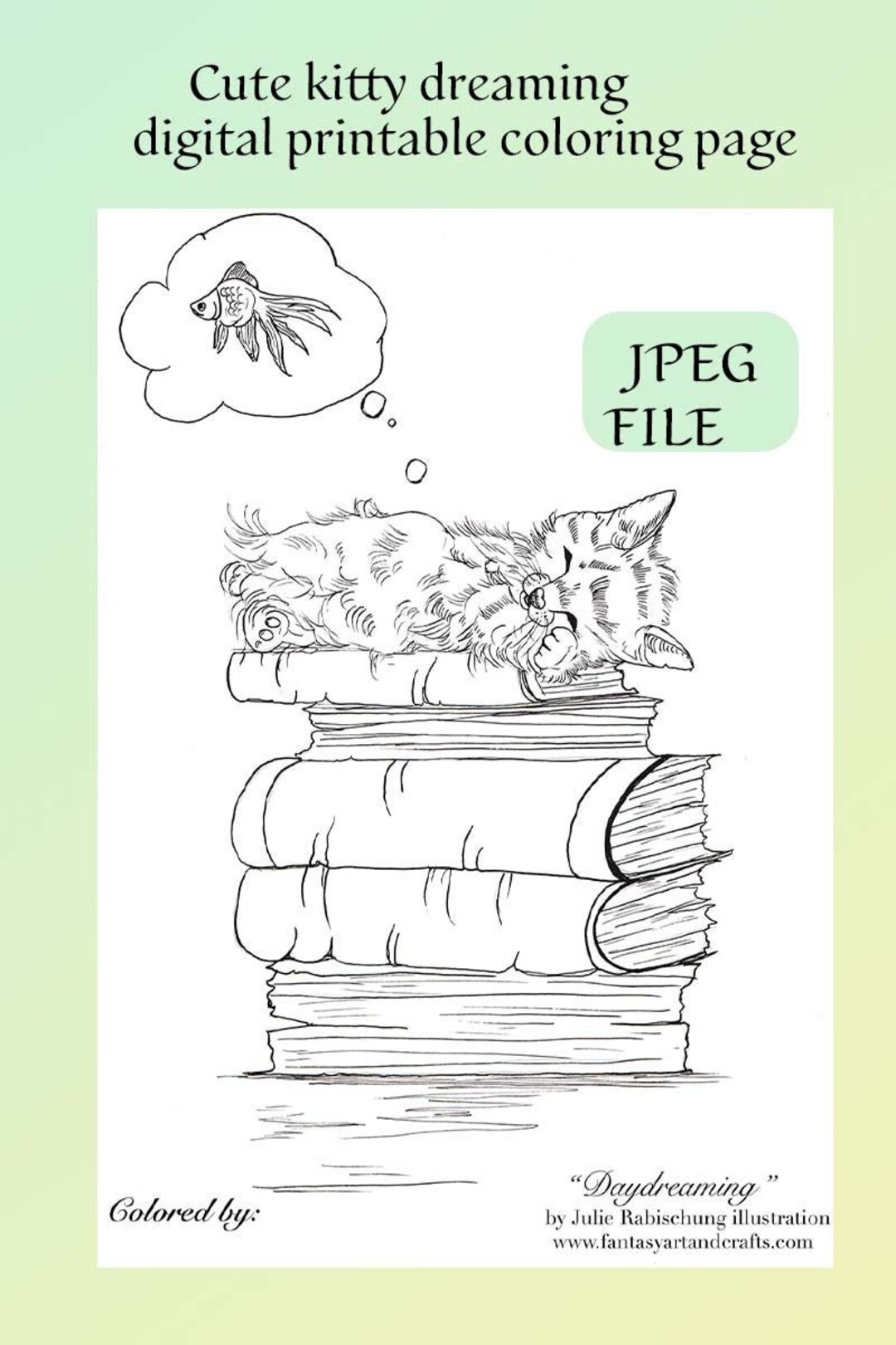 Cat Coloring Page Cute Cat Coloring Page Adult Cat Coloring - Etsy