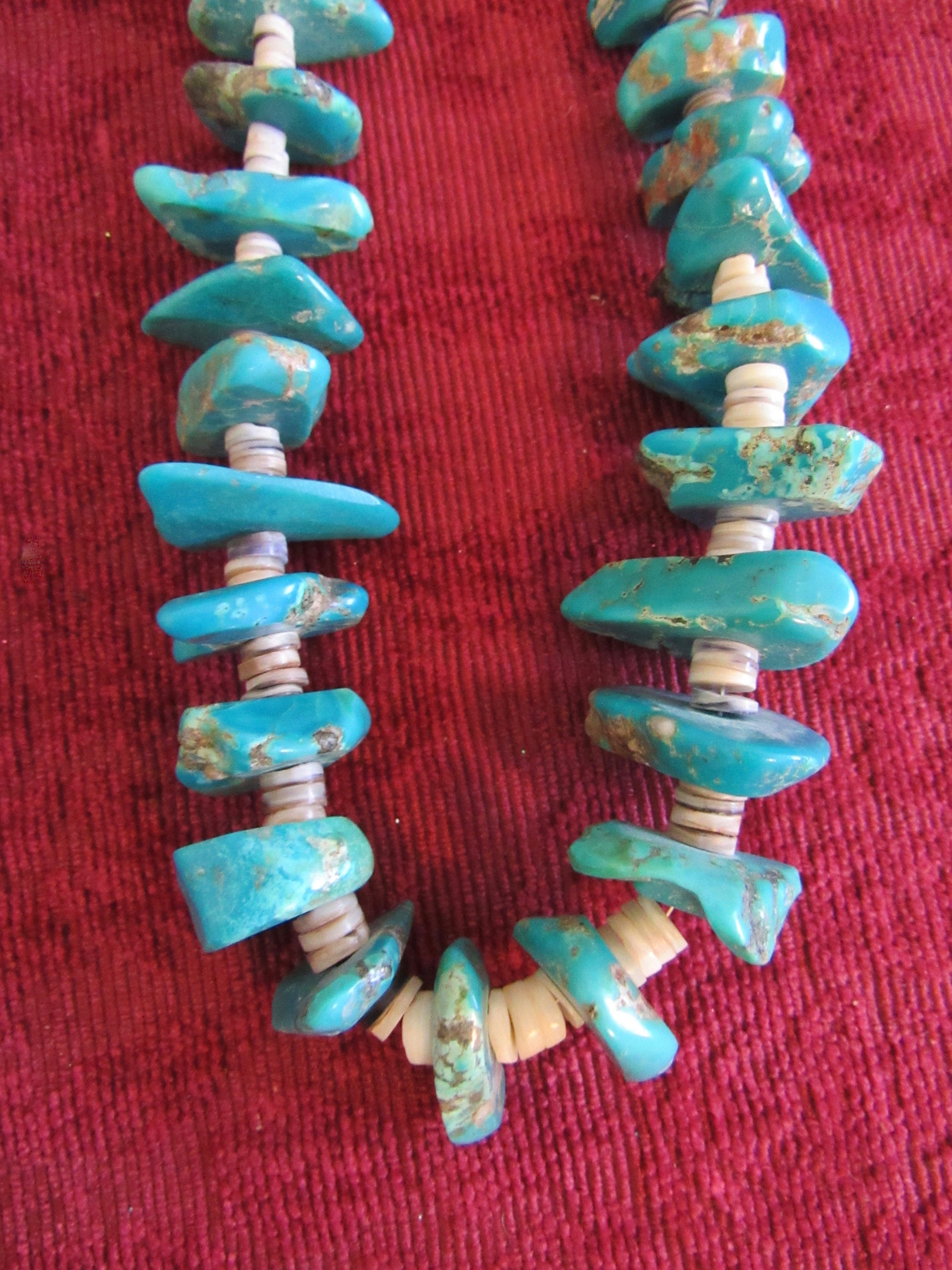 Mid-20th Century, Beautiful, Long, Heavy Necklace of Natural