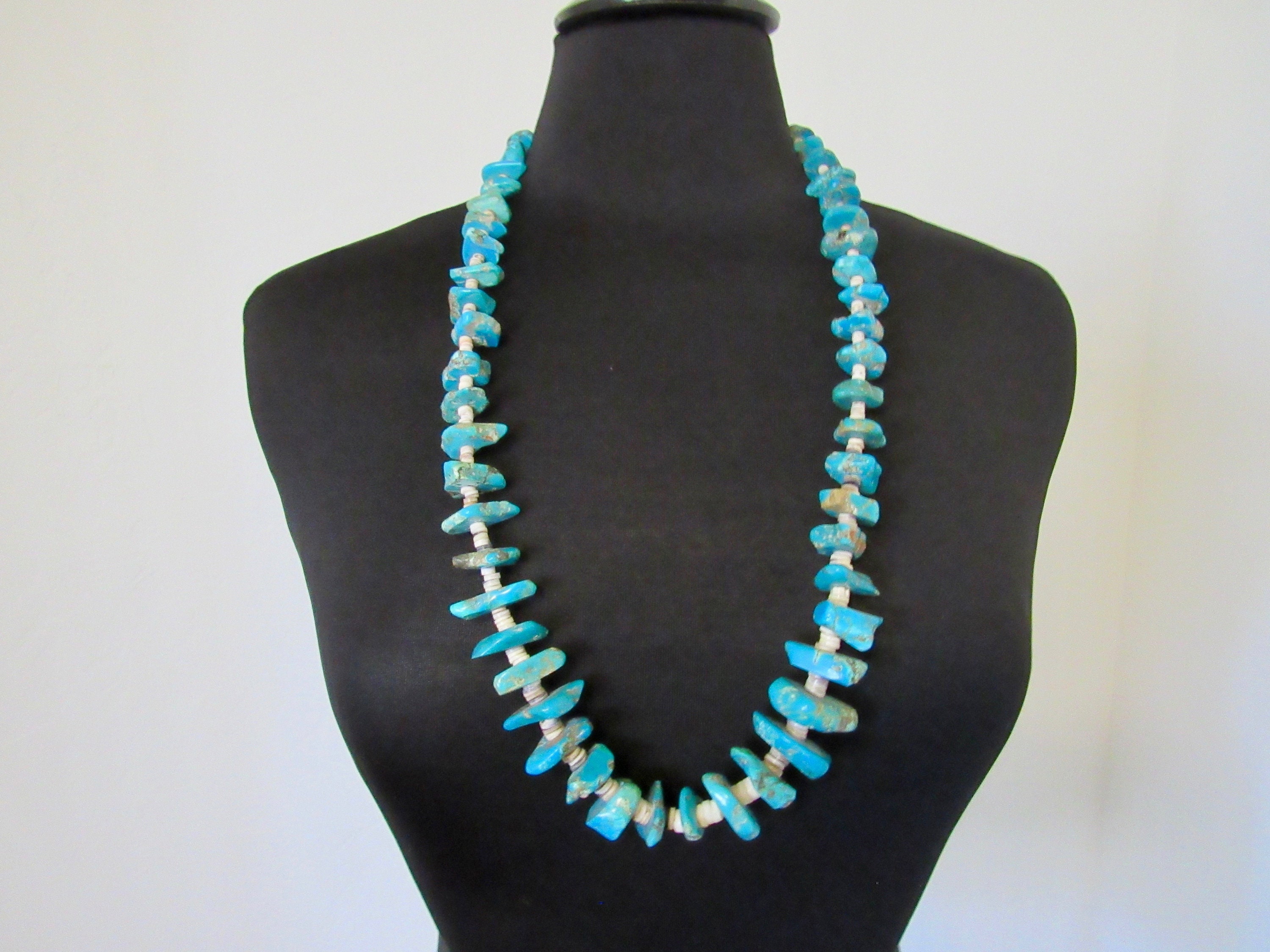 Mid-20th Century, Beautiful, Long, Heavy Necklace of Natural