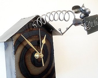 Mouse Cuckoo Clock with Mouse Pendulum