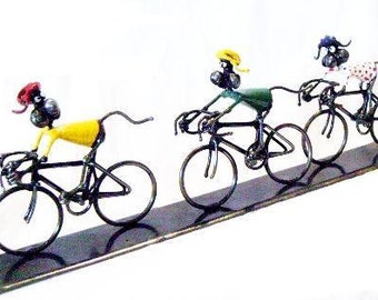 Mouse Tour de France Cycle Race Sculpture