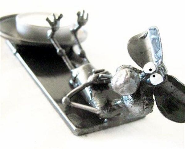 Footwarming Souris Bougie/Veilleuse Titulaire