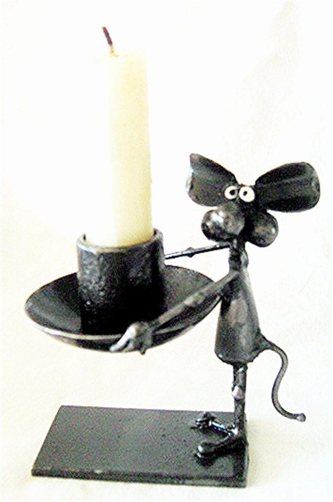 Candle Holder Mouse Etsy
