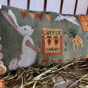 carrot set PDF cross stitch pattern