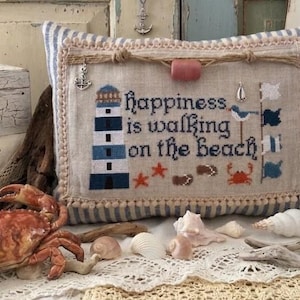 pdf-patroon wandelen op het strand