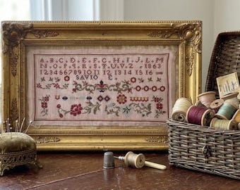 Mary Hinks 1825 A Reproduction Antique Sampler Pattern - Etsy
