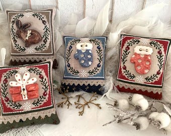 little ornament ceramic button kit