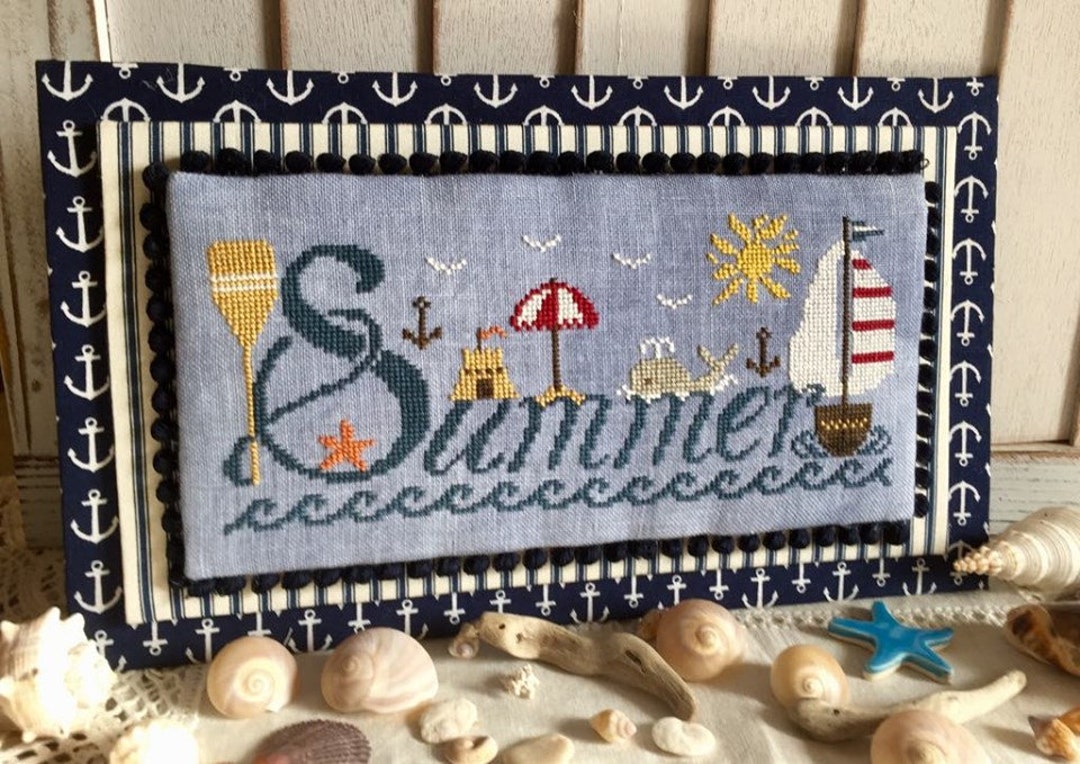 Summer PDF Cross Stitch Chart Etsy