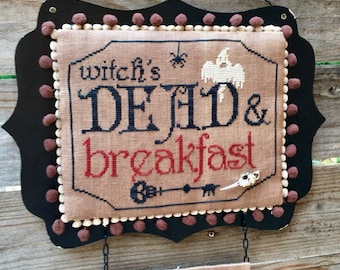 Dead &breakfast cross stitch Pdf chart