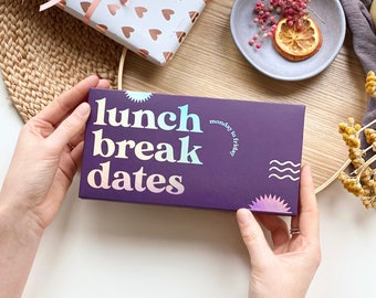 Lunch Break Dates Coupons | Working From Home Gift, Valentine's Day Gift, Thoughtful Gift, Love Card, Love Gift, Date Night Card, Date Ideas