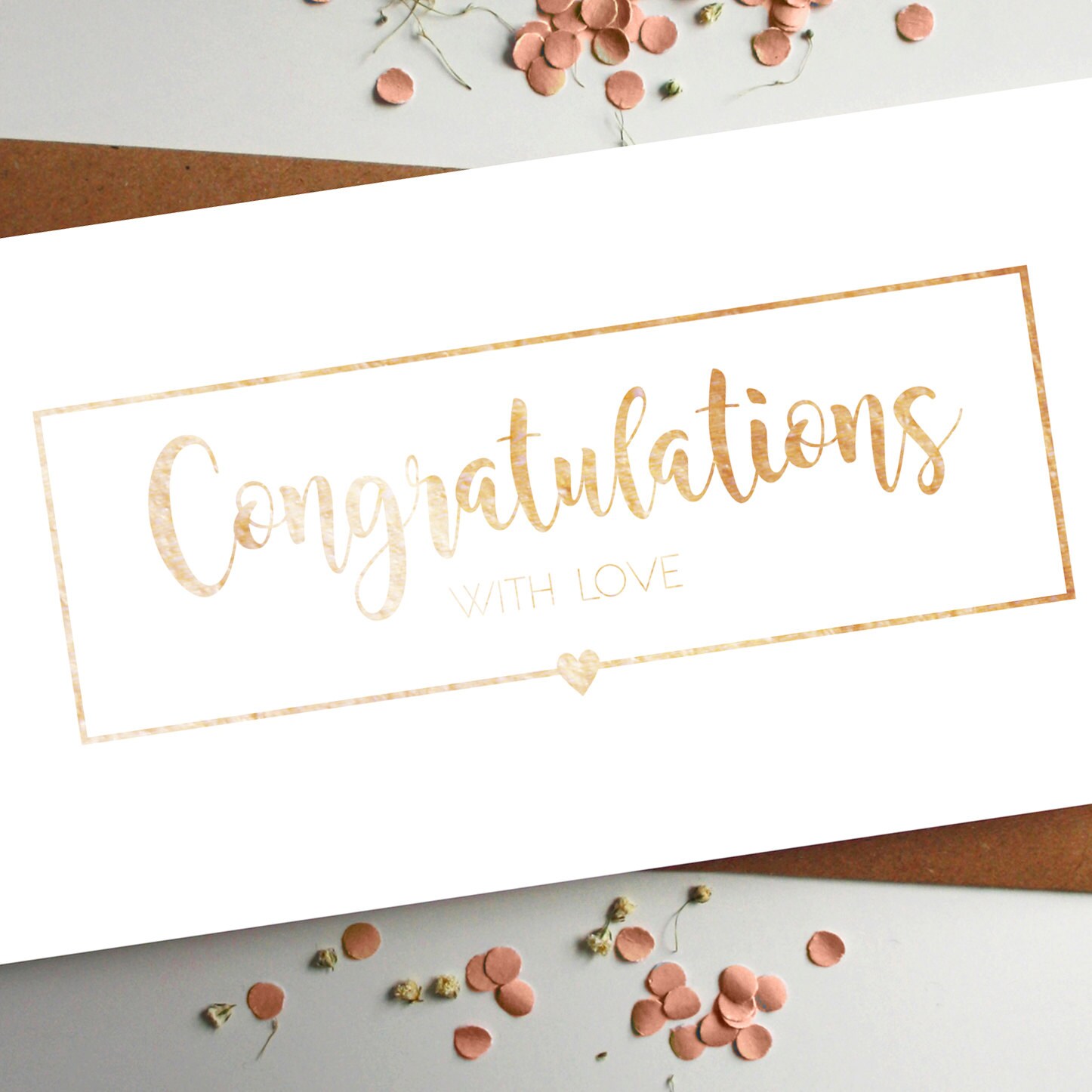 Congratulations Rose Gold Money Wallet | Money Envelopes, Cash Holder ...