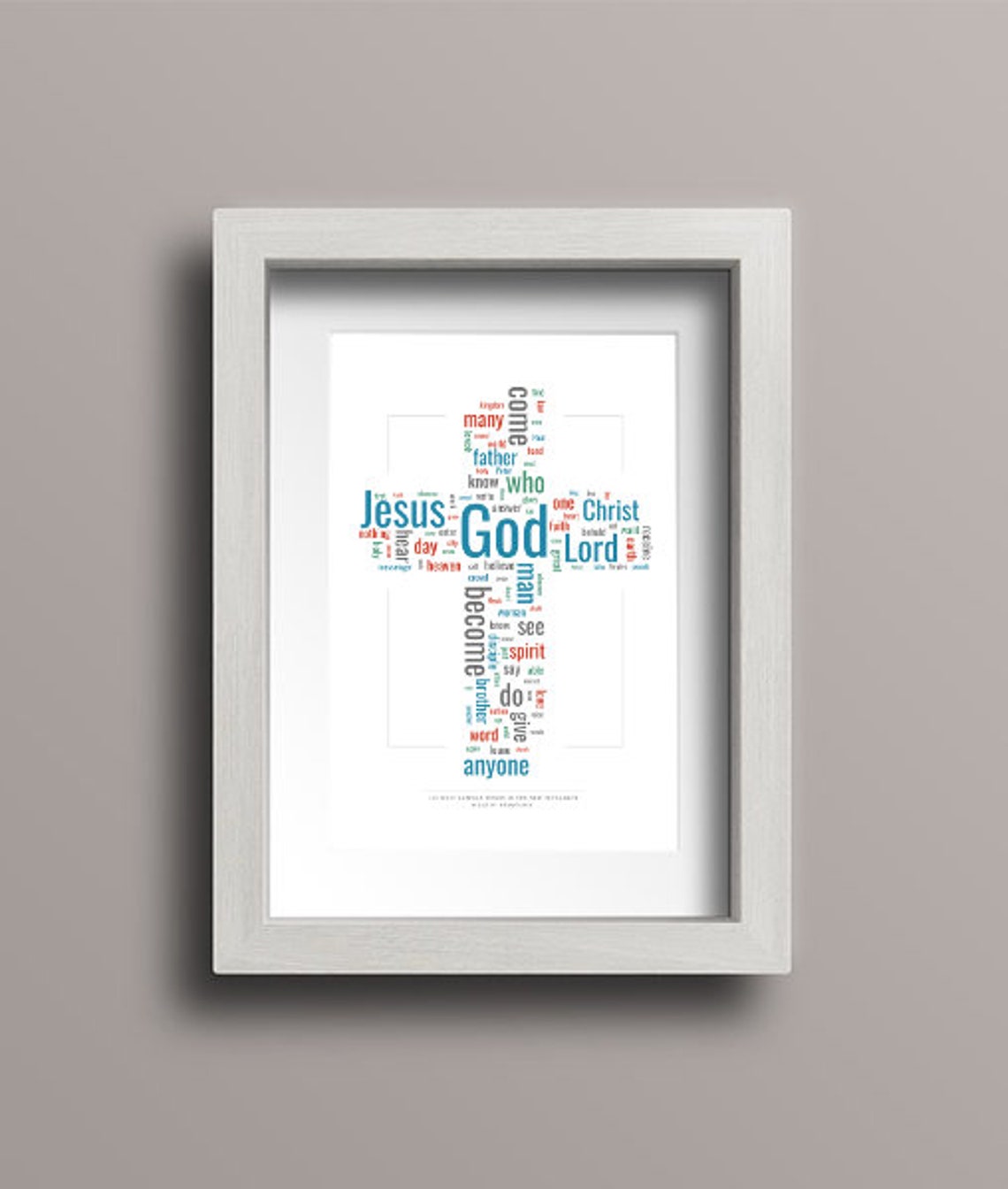 100 Most Common New Testament Words Digital Christian Bible Etsy